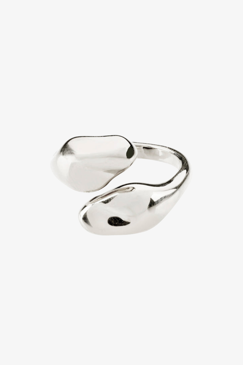 Eco-Friendly Recycled Silver Plated Adjustable Ring for Women - Perfect for Everyday Wear, Gift Giving & Special Occasions