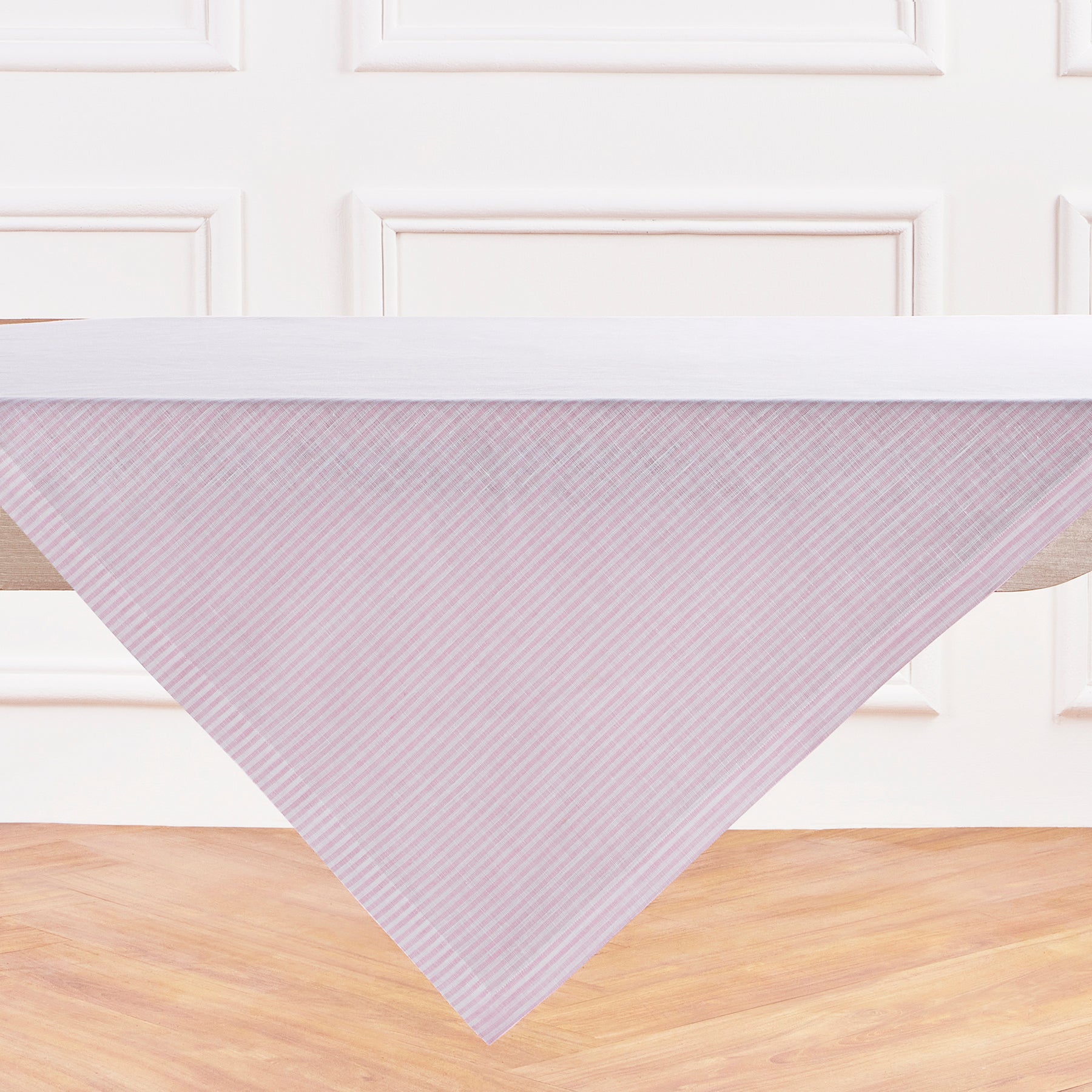 Elegant Narrow Stripe Table Throw - Stylish Cotton Table Runner for Dining Room Decor, Wedding & Holiday Table Setting - 16x72 Inches
