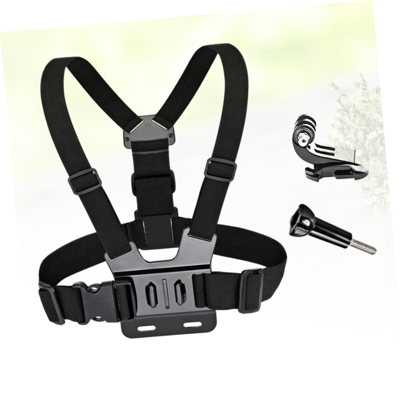 HOMSFOU 3-Pack Sports Camera Chest Mount Harness for GoPro Hero 4/3+/3/2/1 - Adjustable Strap for Action Cameras - Perfect for Running, Cycling, Hiking & Outdoor Adventures