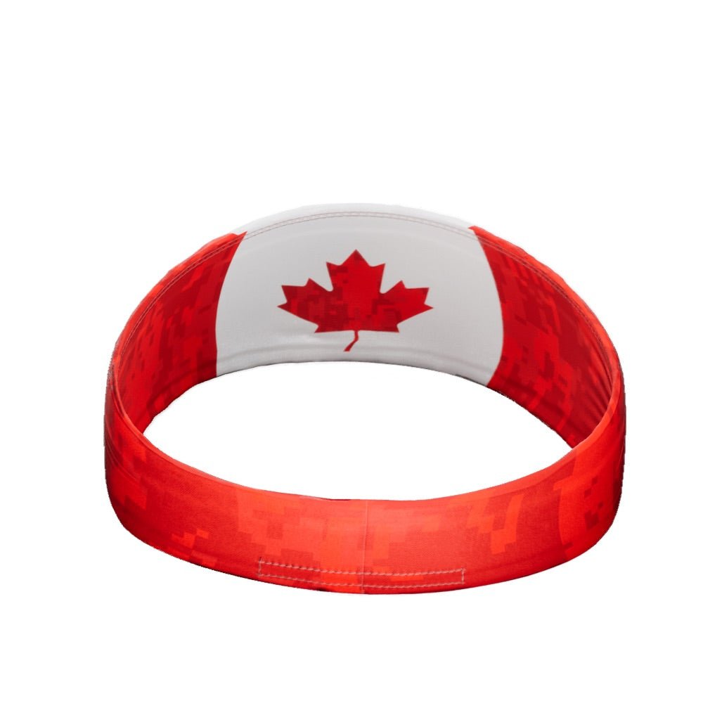 Canada Flag Headband - Patriotic Hair Accessory for Women & Men - Perfect for Canada Day, Sports Events & National Pride Celebrations