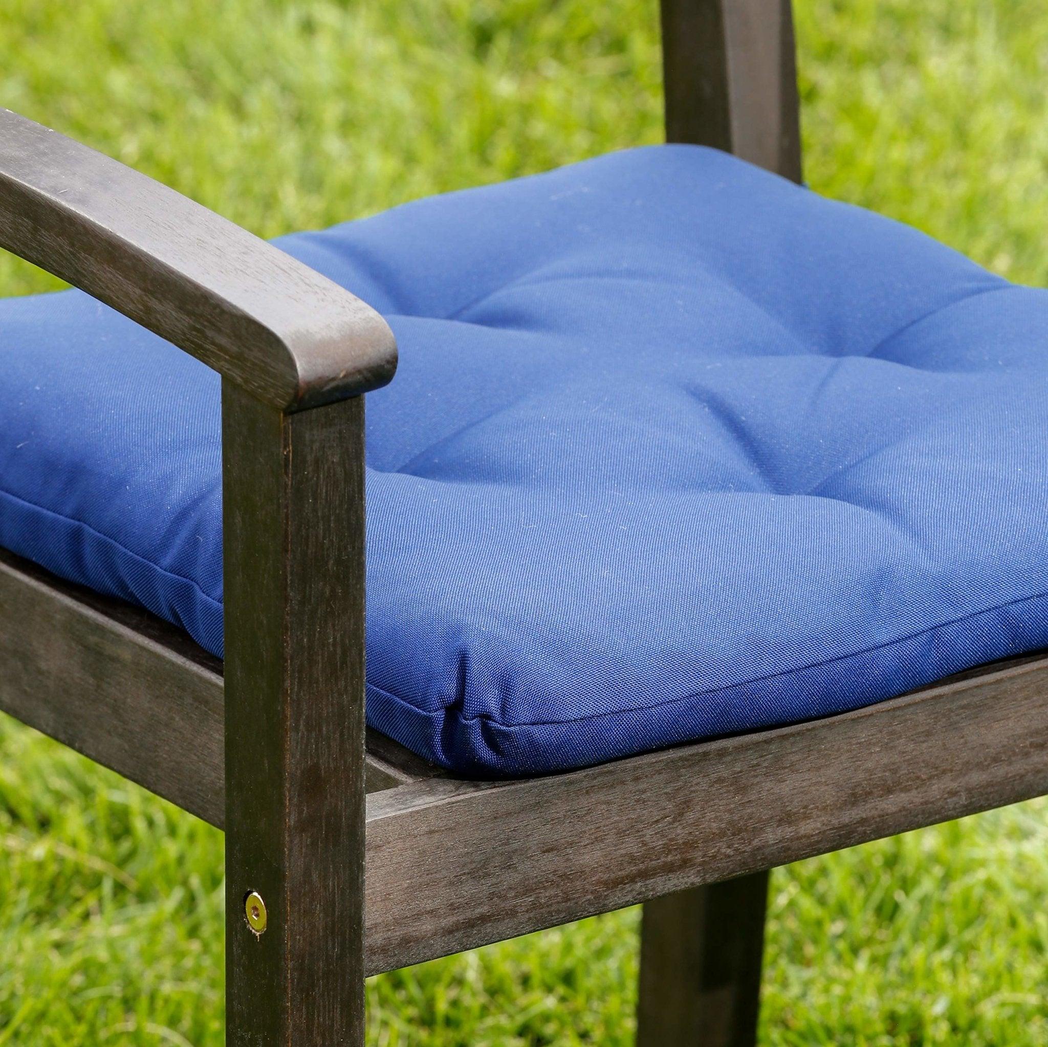 DTY Outdoor Living Leadville Chair Cushions - Waterproof Patio Seat Cushions Set of 2 for Garden, Deck, Poolside & Outdoor Furniture - Comfortable & Weather-Resistant