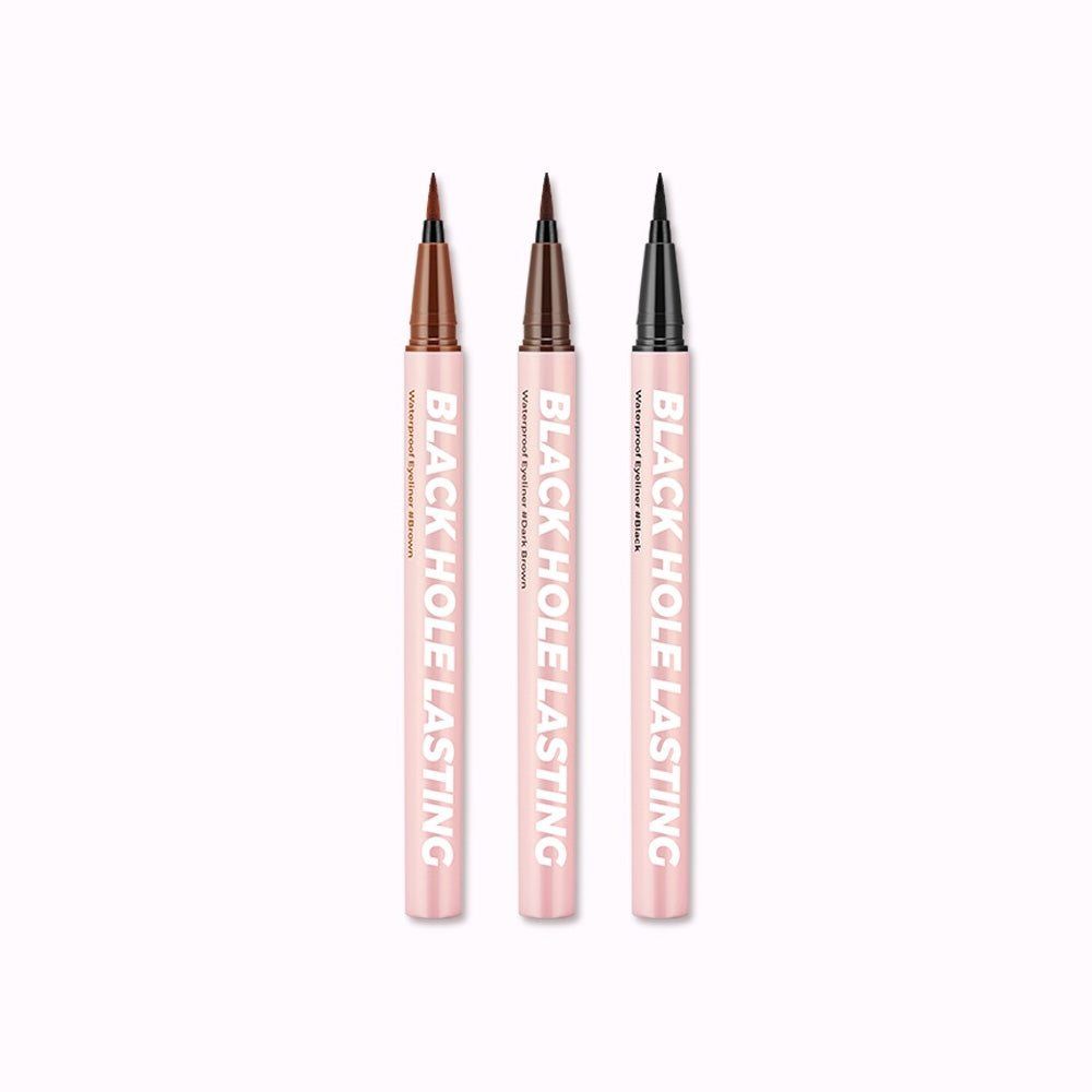 BLESSED MOON Black Hole Long-Lasting Eyeliner 0.6g - Waterproof Smudge-Proof Liquid Eyeliner for Dramatic Eye Makeup, Perfect for Parties & Night Out