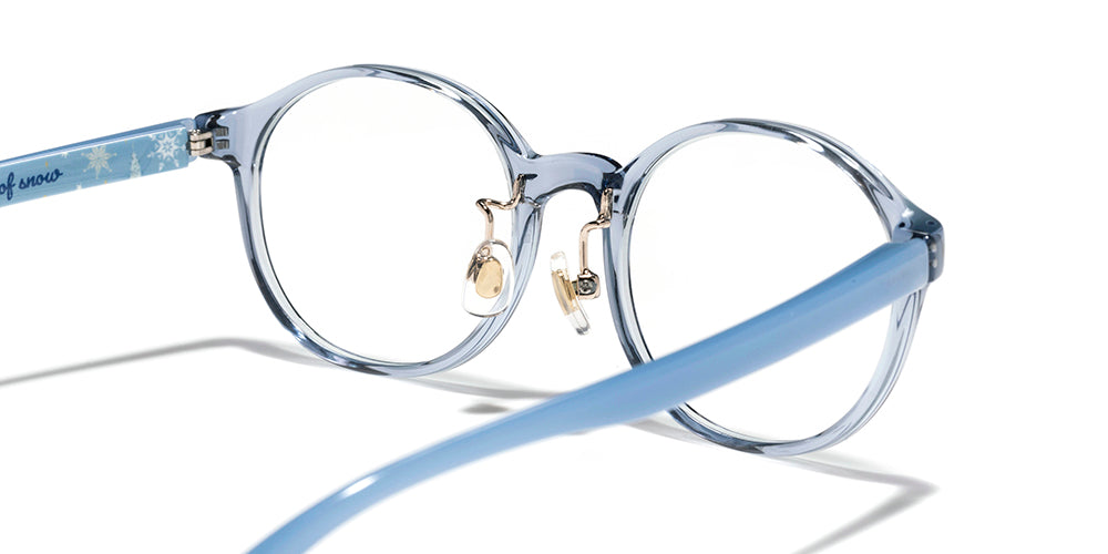 JINS x Disney Frozen Kids Eyeglasses 053 - Cute & Durable Children's Glasses for School, Reading, and Outdoor Activities