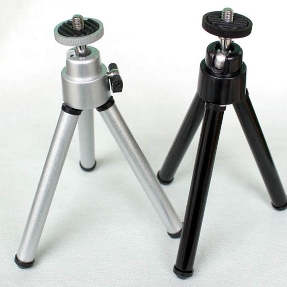 4-Pack Adjustable Phone Tripod Stand - Telescopic Mobile Phone Holder for iPhone, Samsung & Smartphones - Perfect for Live Streaming, Vlogging, Selfies & Video Calls - Desktop & Travel Use