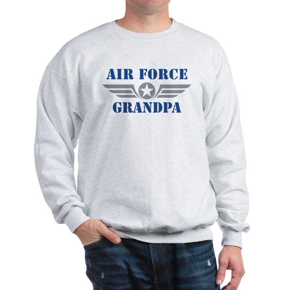 Air Force Grandpa Sweatshirt - Comfortable Military Apparel for Veterans & Family - Perfect for Veterans Day, Family Reunions & Patriotic Events
