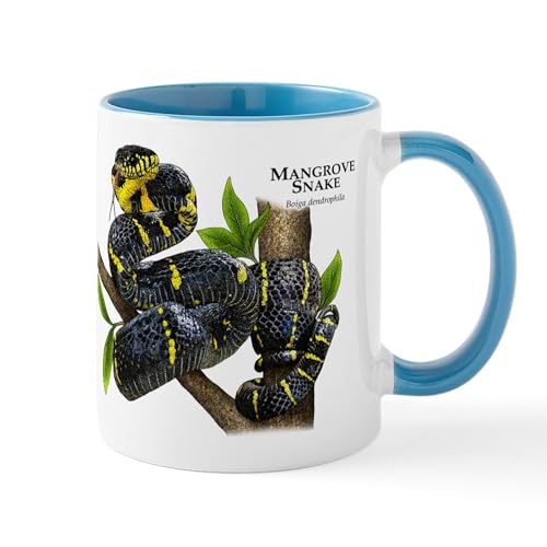 White/Blue Inside - Mangrove Snake Mug
