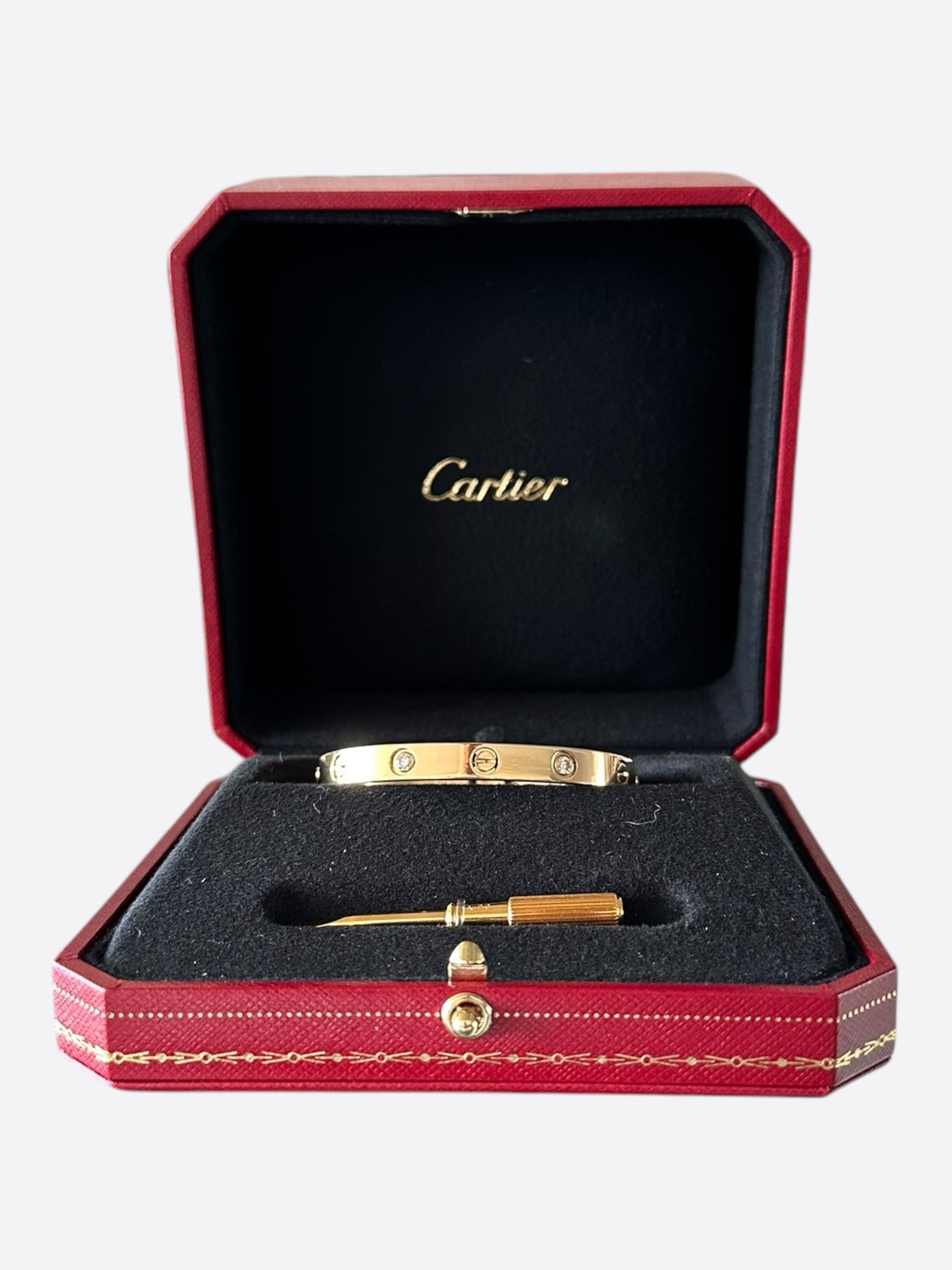 Cartier Love Bracelet in 18K Yellow Gold with Diamonds - Luxury Jewelry for Women, Anniversary & Wedding Gift, Perfect for Special Occasions