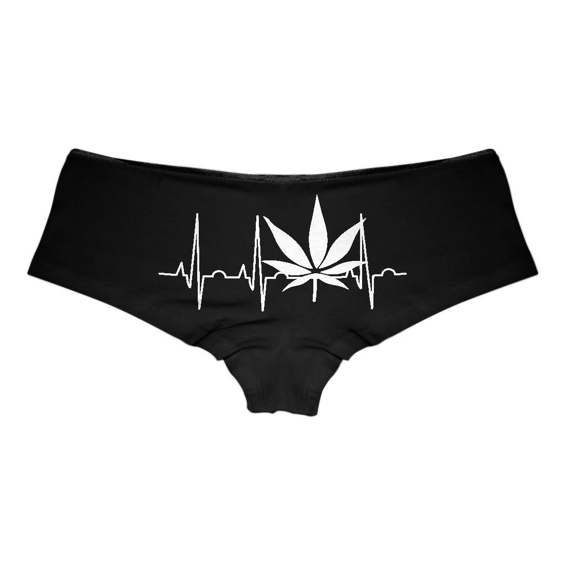 Sexy Women's Rock Marijuana Novelty Hipster Panties - Fun & Playful Underwear for Music Lovers & Festival Goers - Perfect for Concerts, Raves & Themed Parties