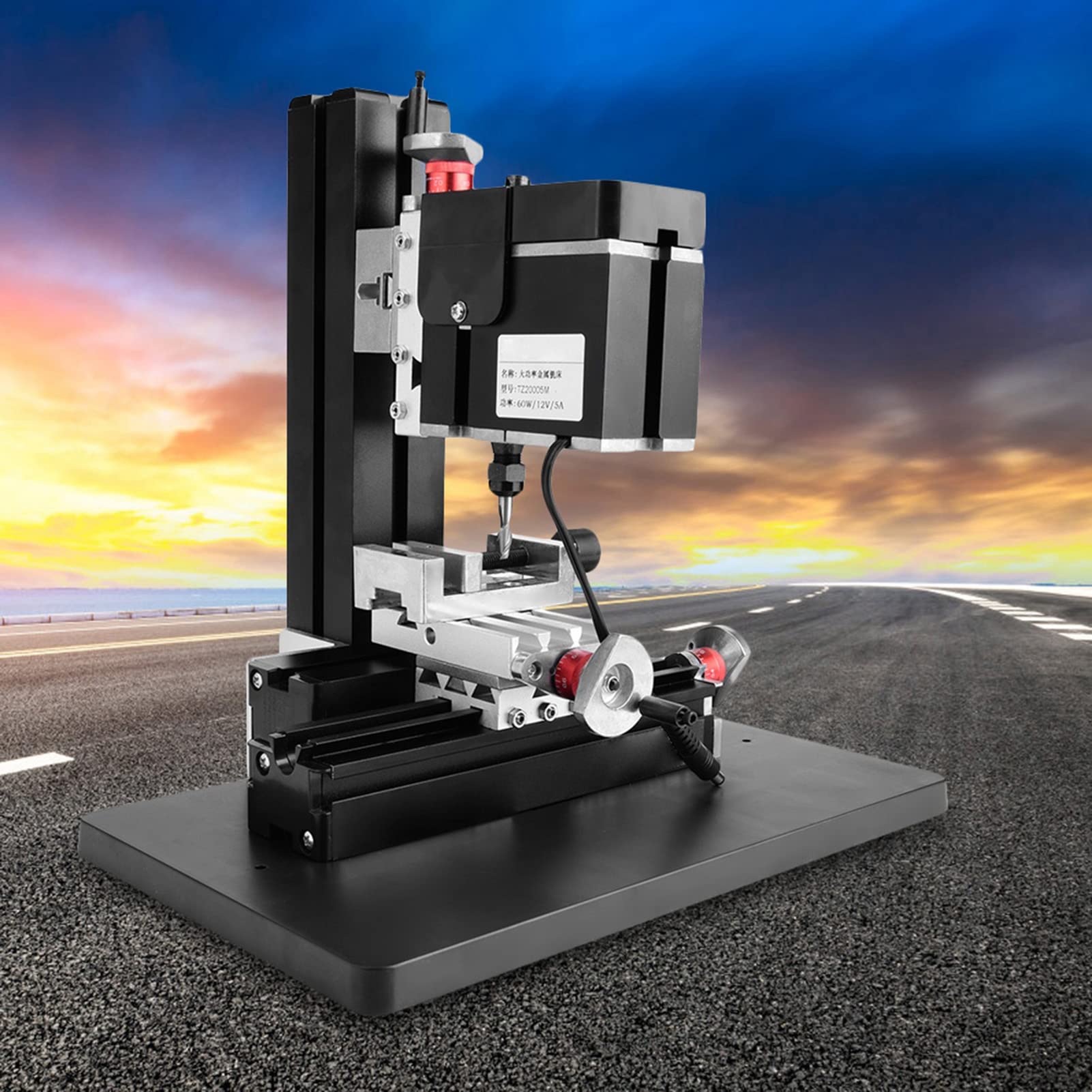60W 12000RPM Mini Milling Machine for Metal & Woodworking - DIY Lathe Machine with Multifunction Worktable - Perfect for Hobbyists, Jewelry Making & Small Workshop Projects