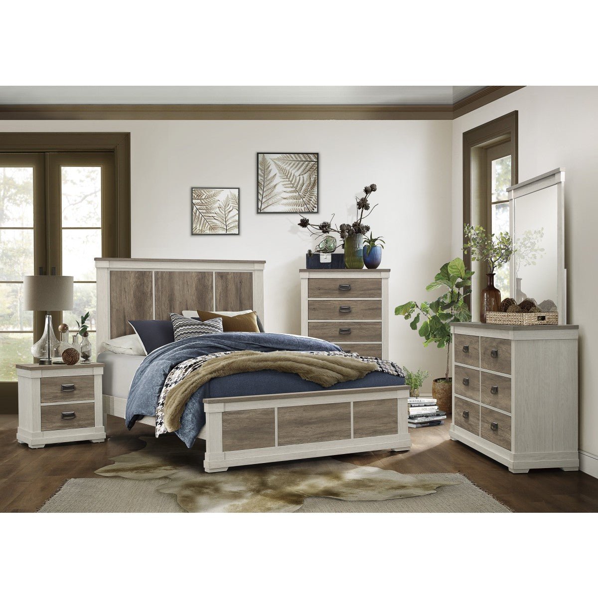 Arcadia Queen Size Bed Frame - Modern Wooden Platform Bed with Headboard & Footboard - Sturdy & Elegant Design for Bedroom, Guest Room, or Master Suite
