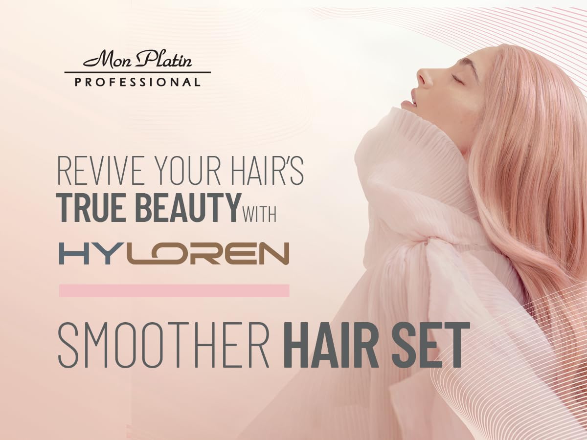 Mon Platin Hair Mask, Serum & Smoothing Shampoo Set – Deep Conditioning Anti-Frizz Treatment for Straightened Hair with Glossy Shine & Heat Protection | Salon-Quality Hair Care for Smooth, Frizz-Free & Protected Hair at Home