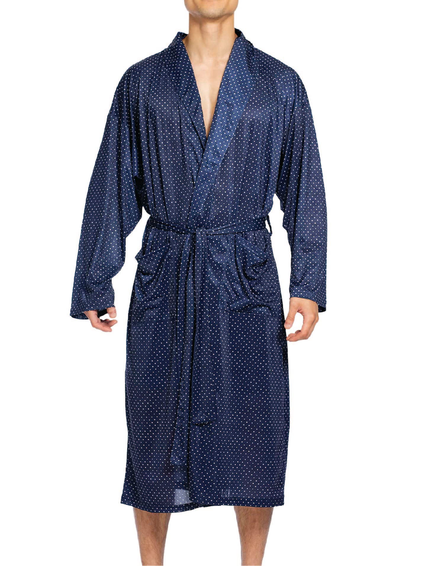 STACY ADAMS Men's Plush Sleep Robe - Soft Fleece Loungewear for Home Relaxation & Comfort