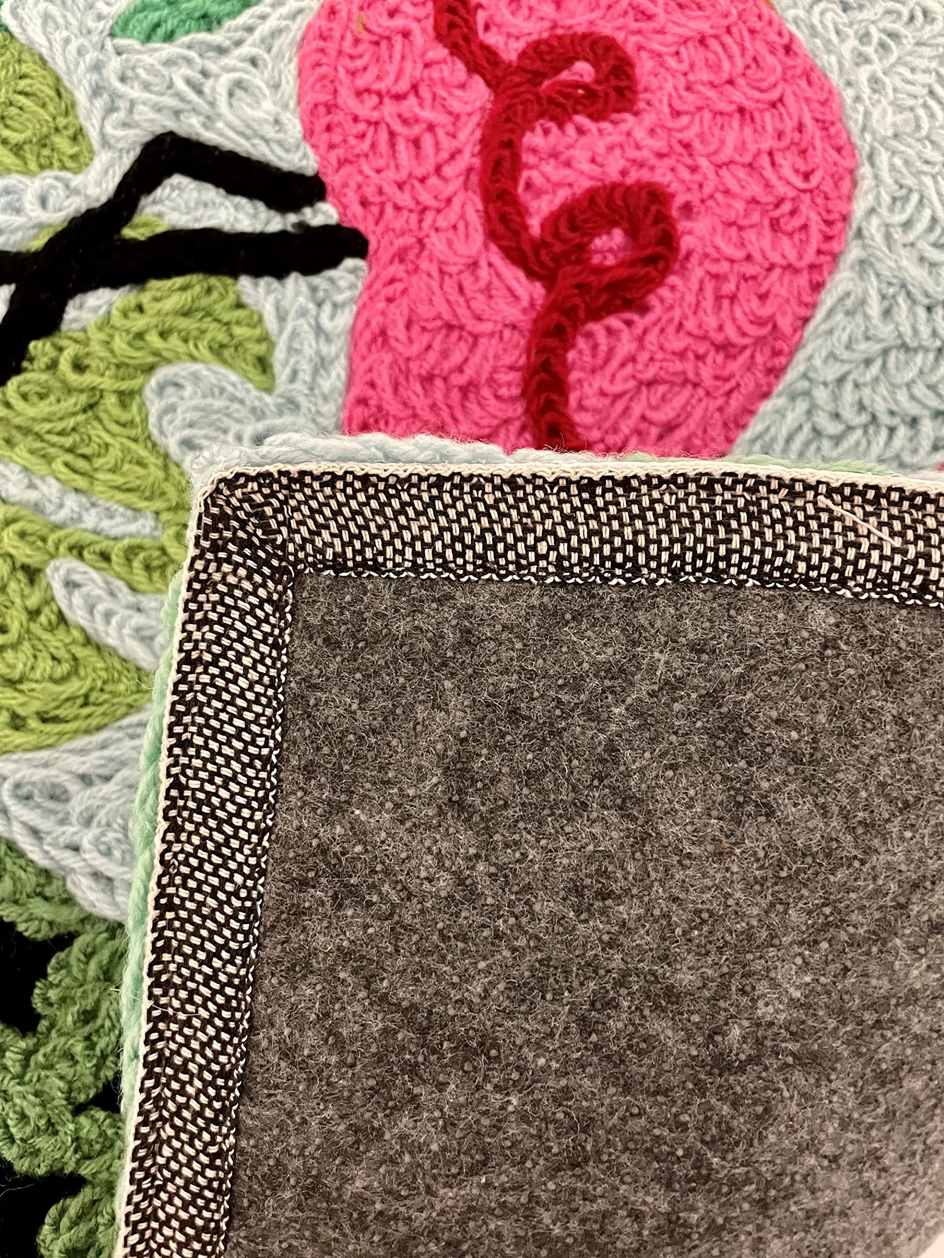 Pink Flamingo Jellybean Accent Rug 20