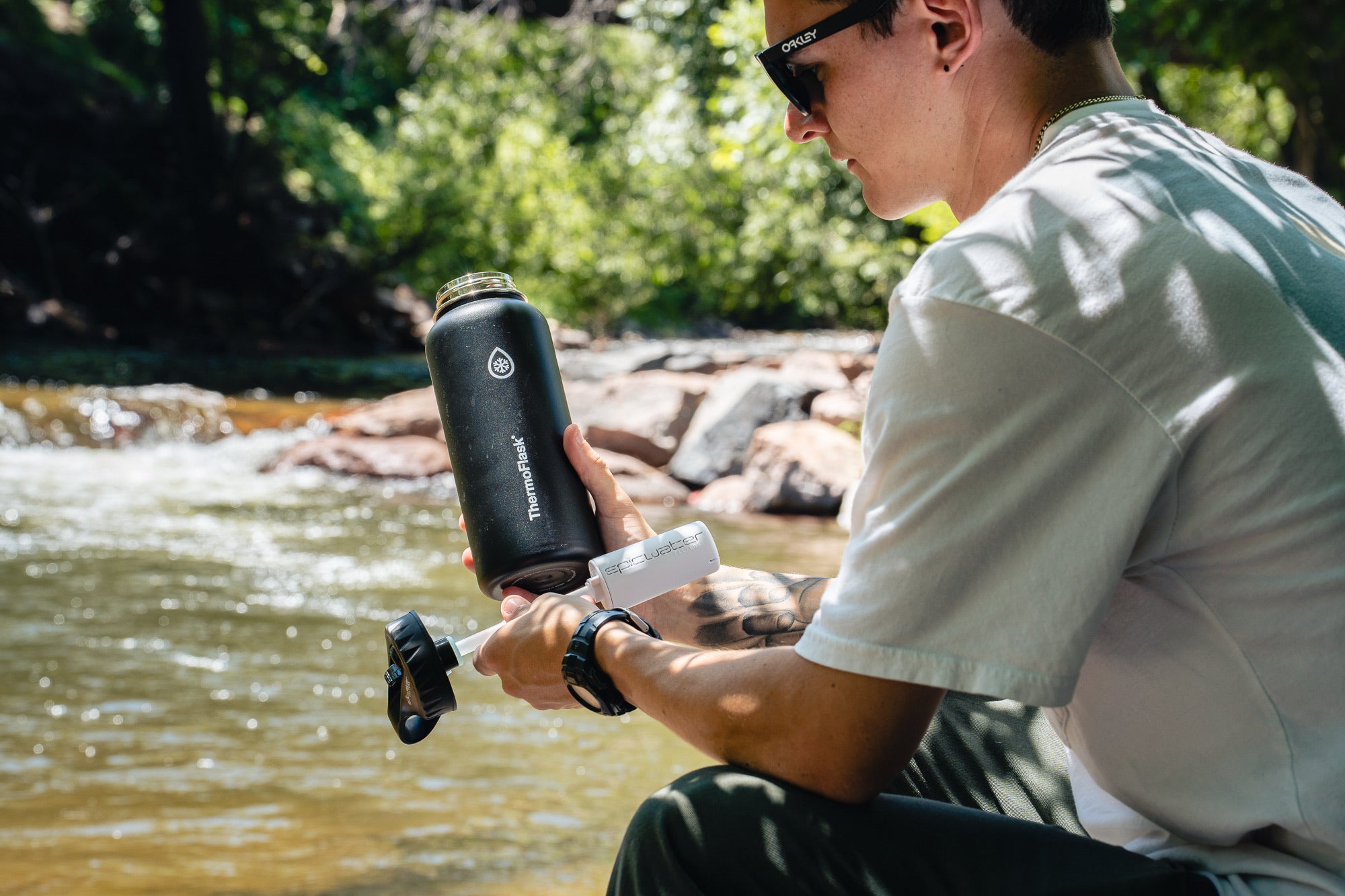 The Answer 2.0 Replacement Lid - Compatible with Thermoflask 24oz, 32oz & 40oz Water Bottles | Leak-Proof, Durable & Easy to Use for Gym, Hiking & Outdoor Activities