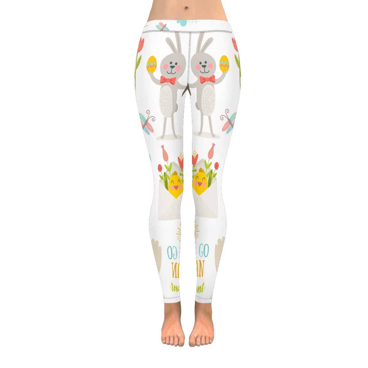 InterestPrint Women's Fashion Print Yoga Pants - Soft Slim Low Rise Leggings with Egg Sandwich Design | Perfect for Yoga, Gym Workouts & Casual Wear