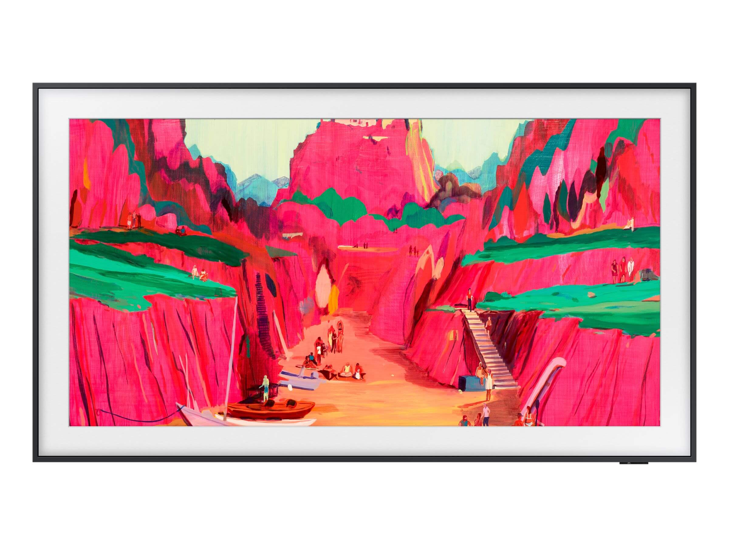 Samsung The Frame Pro 2025 QN85LS03FWFXZC 4K Smart QLED TV - Art Mode, Matte Display, Customizable Bezels for Living Room & Home Theater Decor