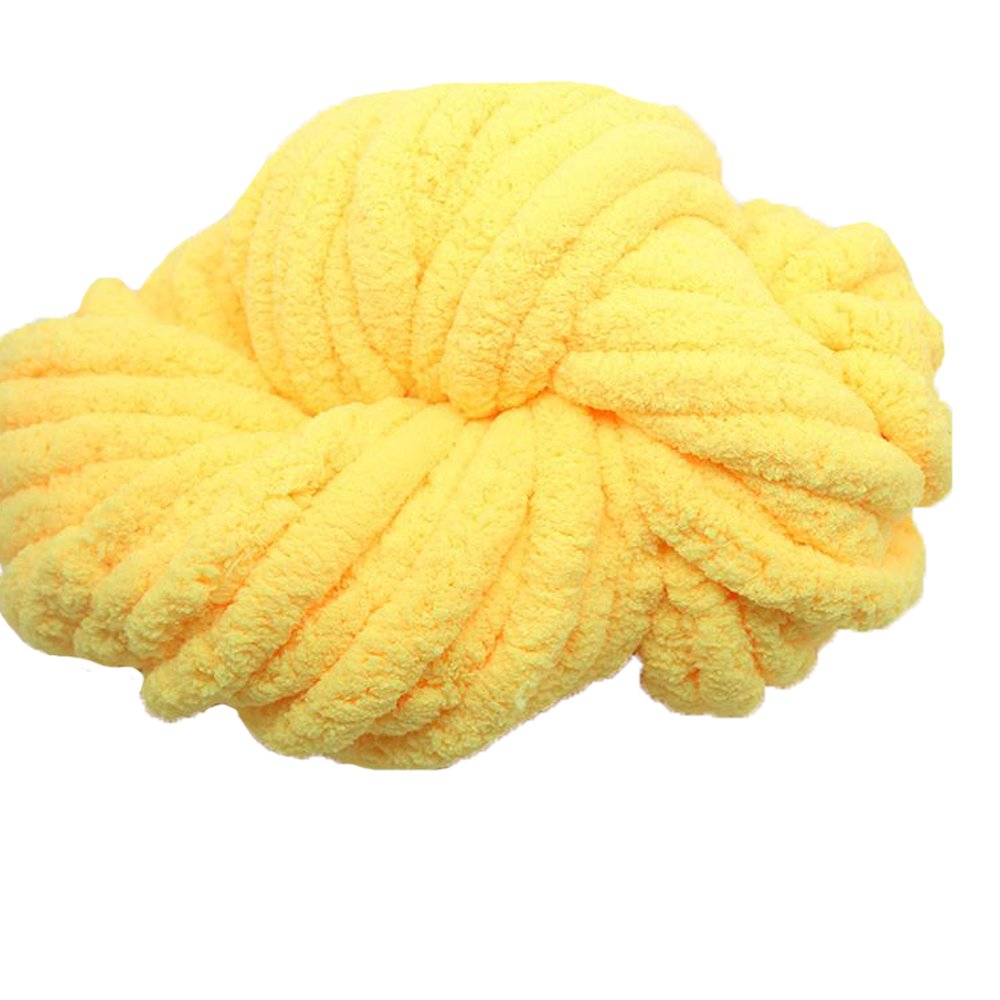 Soft Chunky Chenille Yarn for Arm Knitting - Extra Thick Blanket Yarn for Giant Knit Throws - Perfect DIY Gift for Moms (Great for Cozy Winter Blankets & Home Decor Projects)