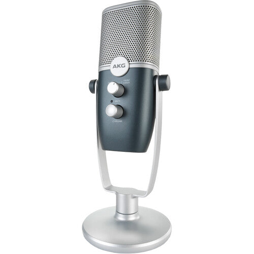 AKG C22 USB Professional Dual Pattern Condenser Microphone for Podcasting, Streaming & Studio Recording - High-Quality USB Mic for Content Creators & Musicians