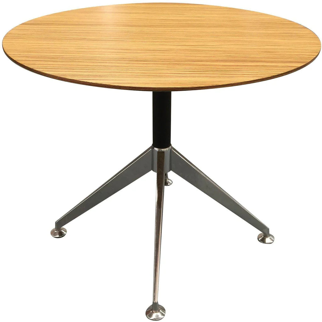 NOVARA Round Meeting Table - Modern Office Conference Table for Small Meetings & Collaborative Workspaces - Perfect for Home Office, Business Meetings & Team Discussions