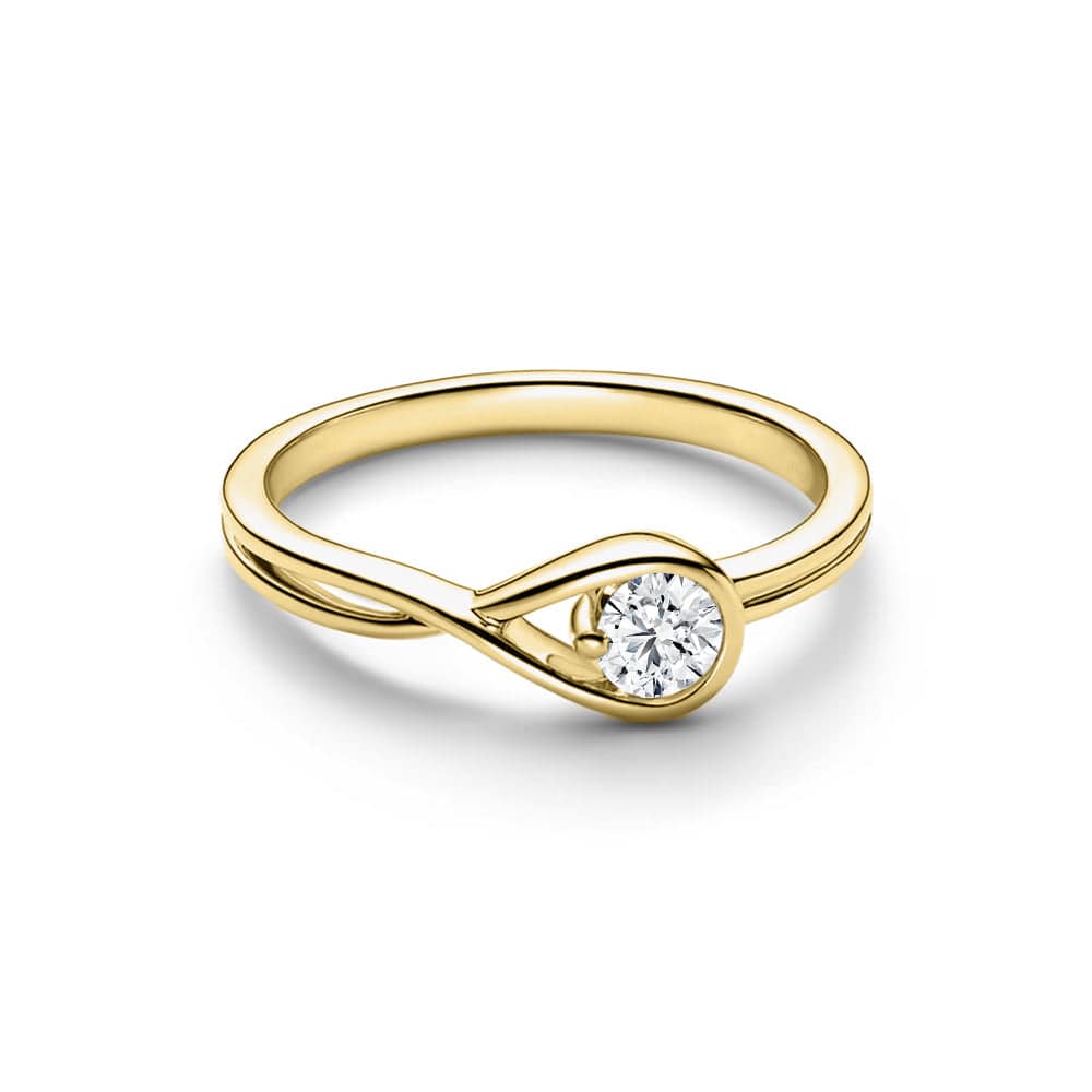 Lab Grown Diamond Promise Ring - 1 Carat Round Cut Solitaire Engagement Ring for Women, 14K White Gold, Ethical & Conflict-Free (Perfect for Proposals, Anniversaries, Valentine's Day Gifts)