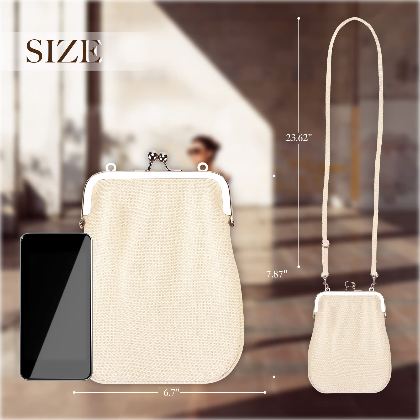 Wild & Bold Women's Crossbody Bag - Mini Phone Shoulder Purse for Daily Use