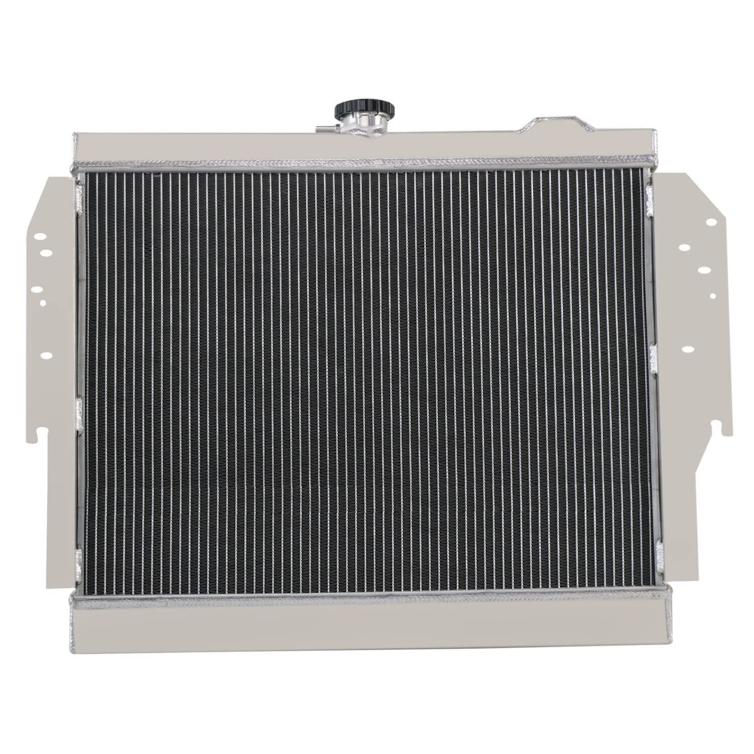 Aluminum Radiator for 1979-1993 Dodge D100 D150 D200 D250 D300 D350 Ramcharger Pickup Truck - 3 Row Full Aluminum Radiator with 16
