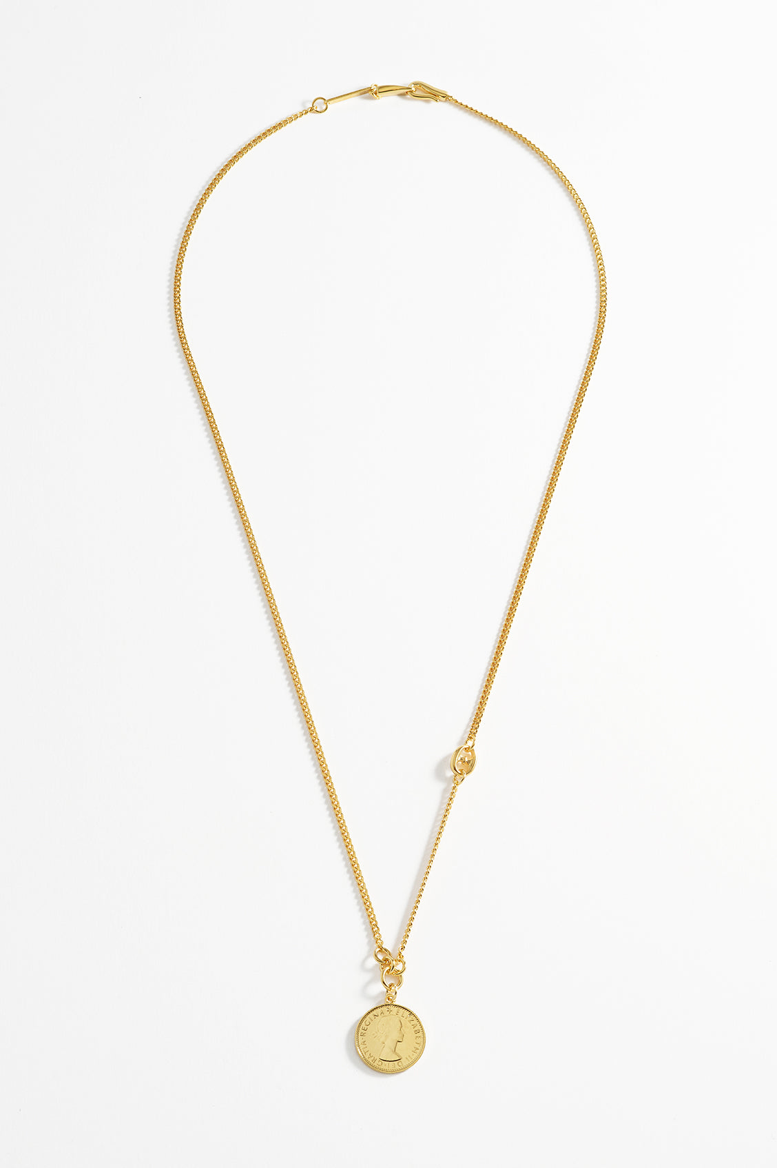 Men's Coin Necklace - Vintage Silver & Gold Pendant Necklaces for Men - Perfect for Casual Wear, Gifts & Special Occasions