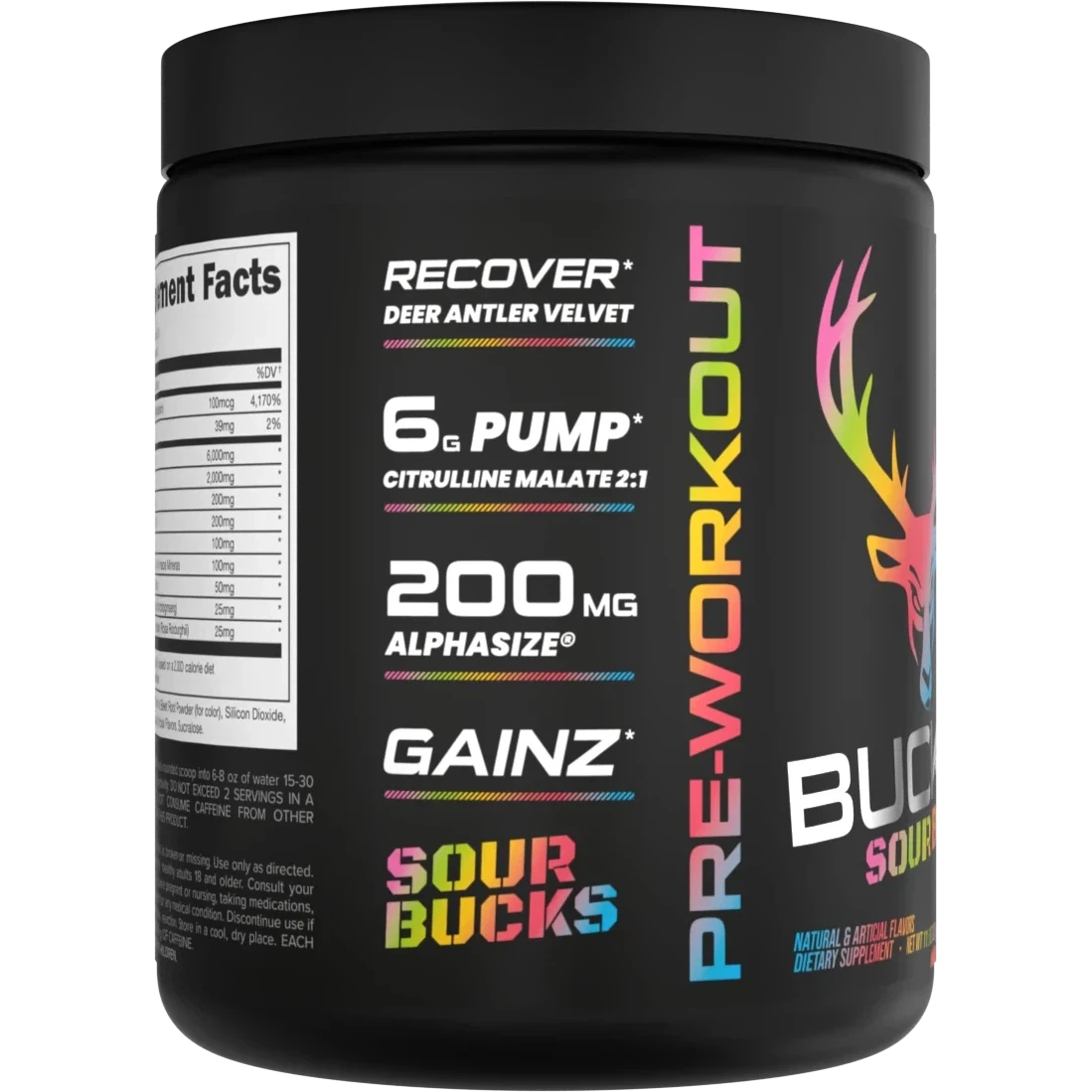 Bucked Up Pre Workout Supplement - Energy & Focus Booster for Gym, Running & Fitness Training | Best for Athletes & Bodybuilders