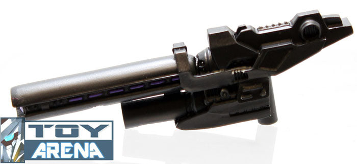 Transformers Prime Voyager Optimus Prime Dr. Wu Double Guns Black Purple - Upgrade Accessories for Action Figures & Collectibles - Perfect for Display, Play & Customization