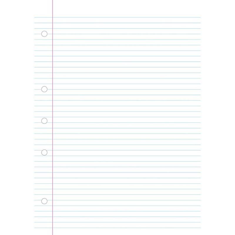 14B8 Warwick Loose Leaf Refill Pad - A4 Size, Ruled Paper, 50 Sheets for Binders & Notebooks - Perfect for Office, School & Home Organization