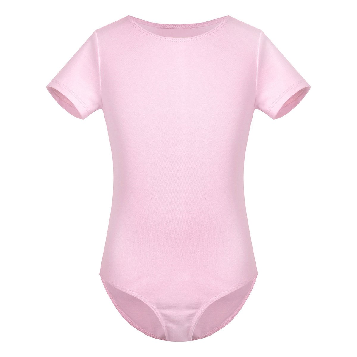 Girls Ballet Leotard with Chiffon Tutu Skirt - Classic Dancewear for Kids, Short Sleeve Athletic Leotard - Perfect for Ballet Class, Recitals & Dance Performances