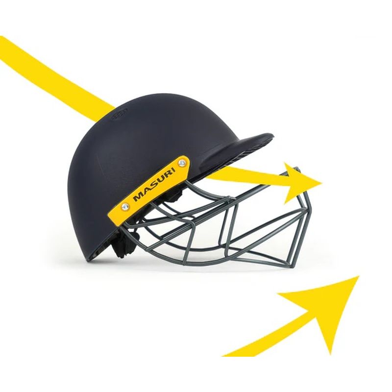 Masuri C Line Steel Cricket Helmet - Lightweight & Durable Protective Gear for Cricket Players - Perfect for Training & Matches