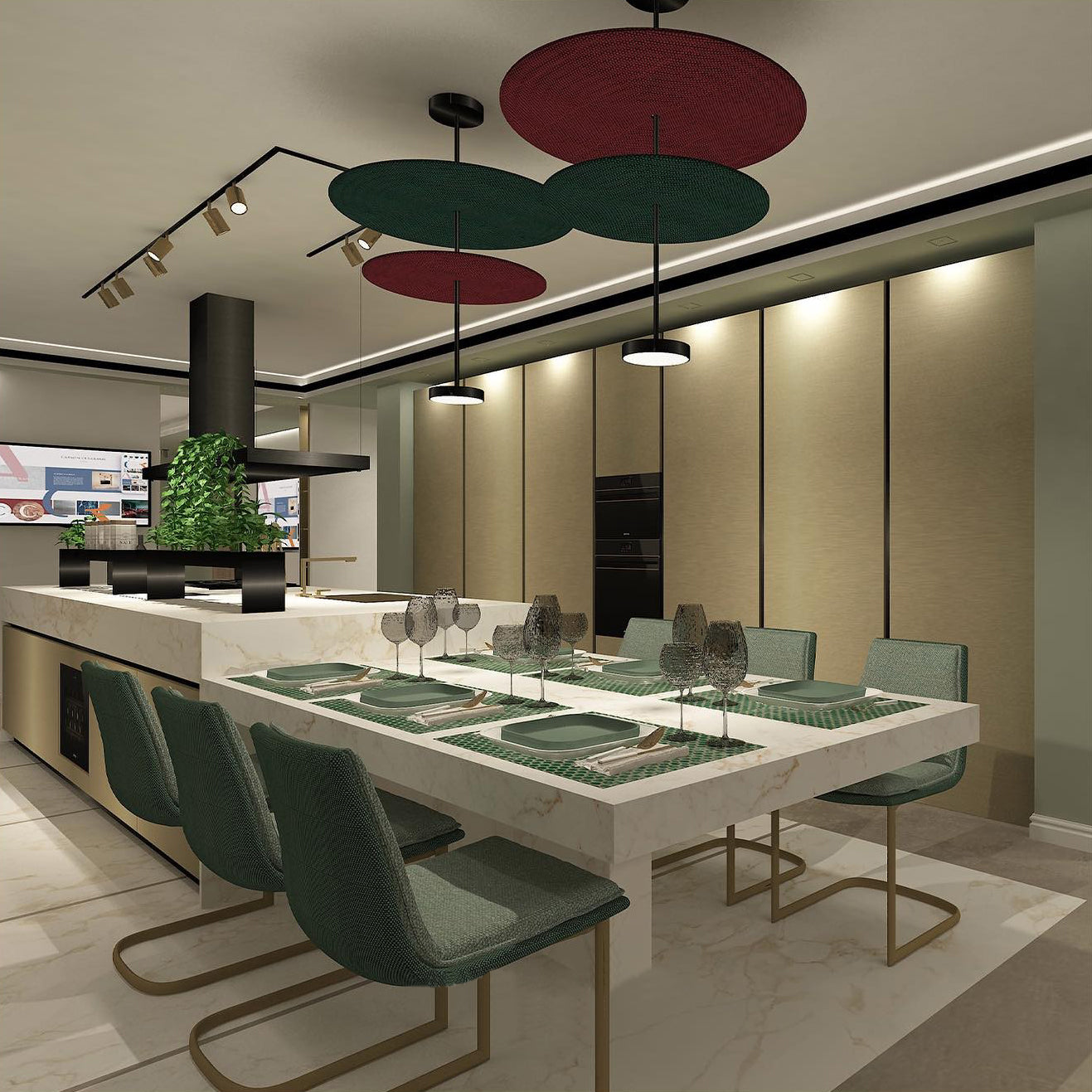 Modern Feel Pendant Lamp - Stylish Hanging Light Fixture for Living Room, Bedroom & Dining Room - Perfect for Home Decor and Ambient Lighting