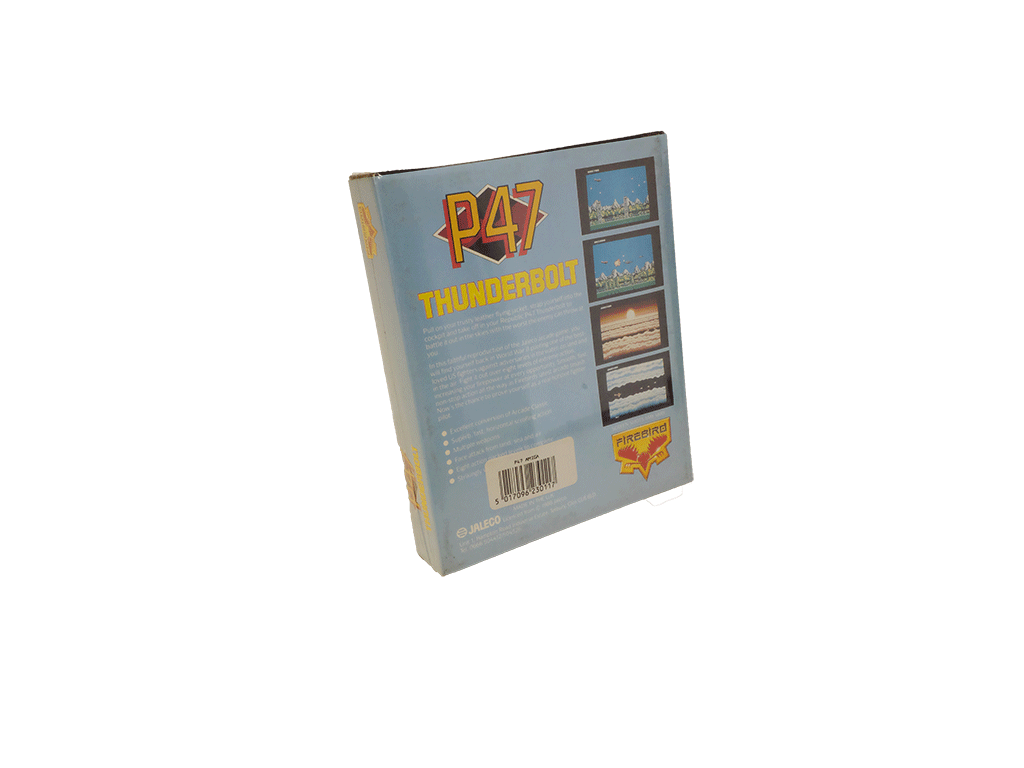 Original P47 Thunderbolt Video Game Software NEW Sealed for Amiga & Commodore - Retro Gaming, Collectible, Vintage PC Gaming Experience