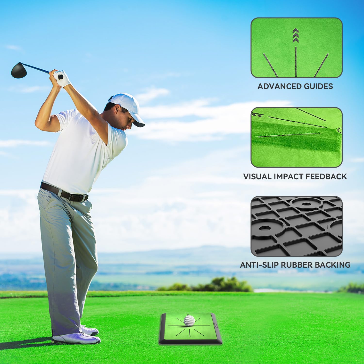 Premium Golf Hitting Mat 16