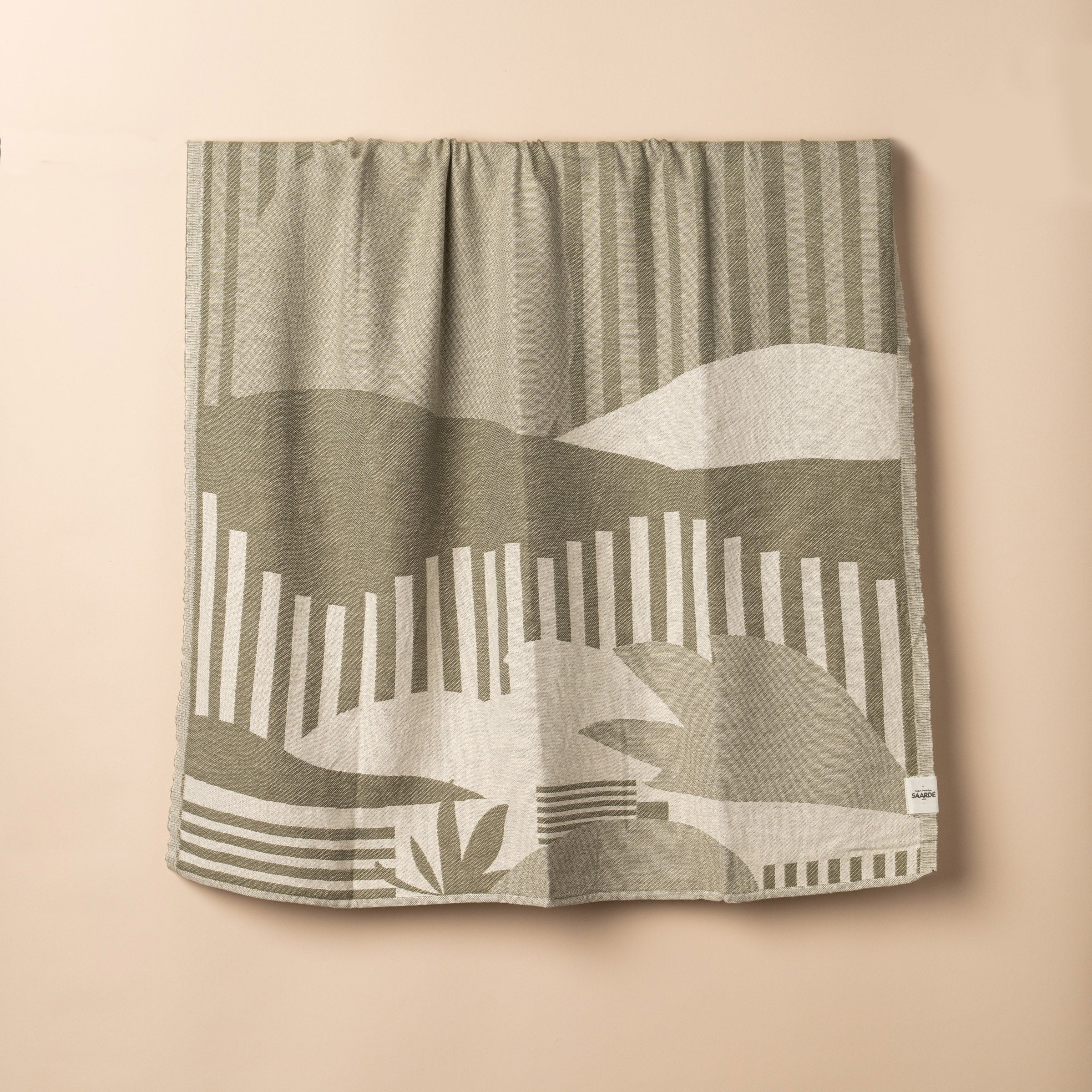Soft Olive Cotton Baby Blanket - Breathable & Hypoallergenic for Newborns | Perfect for Nursery, Stroller & Swaddling