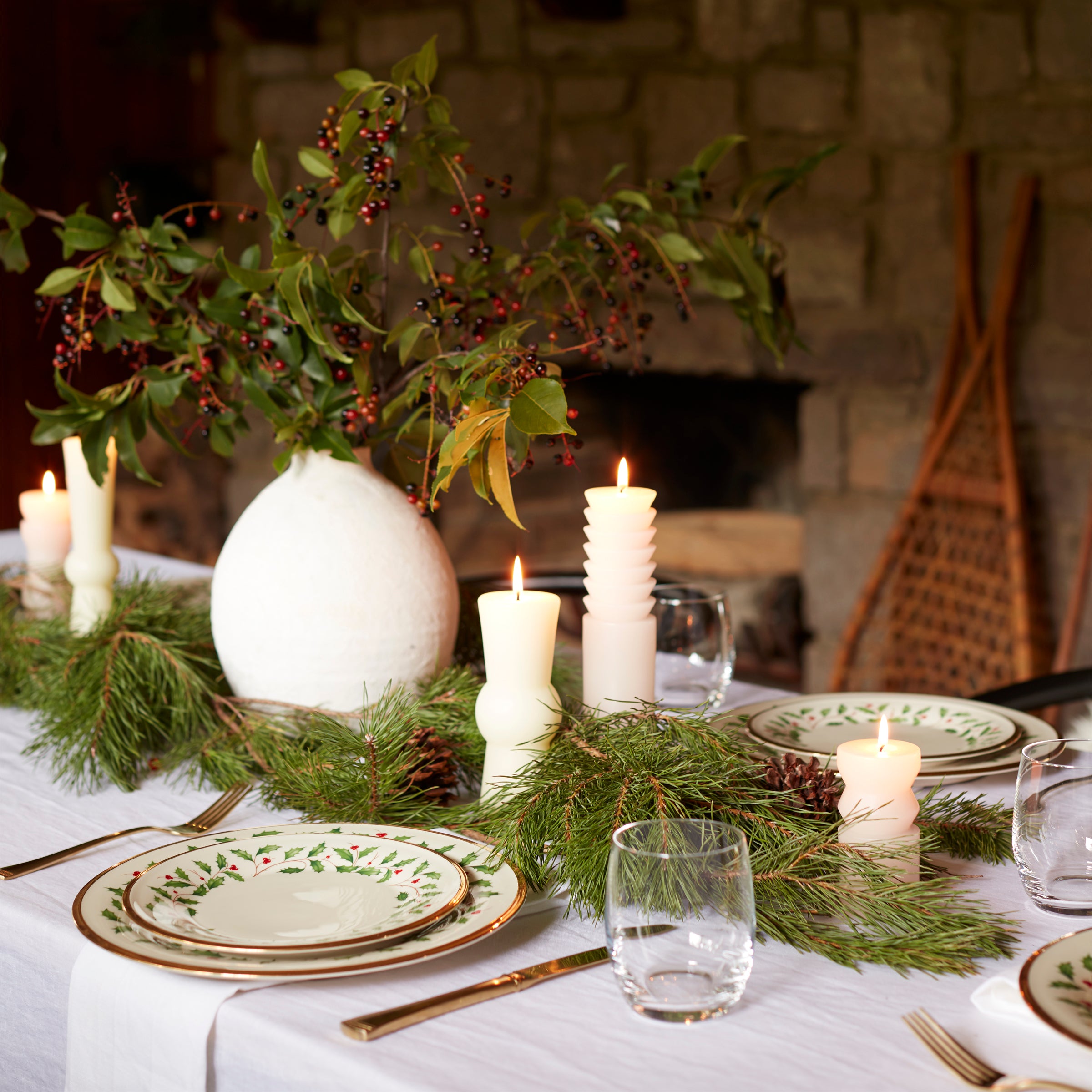 6-Piece Holiday Salad Plate Set - Elegant Dinnerware for Christmas, Thanksgiving & Special Occasions - Perfect for Holiday Parties, Family Gatherings & Festive Dining