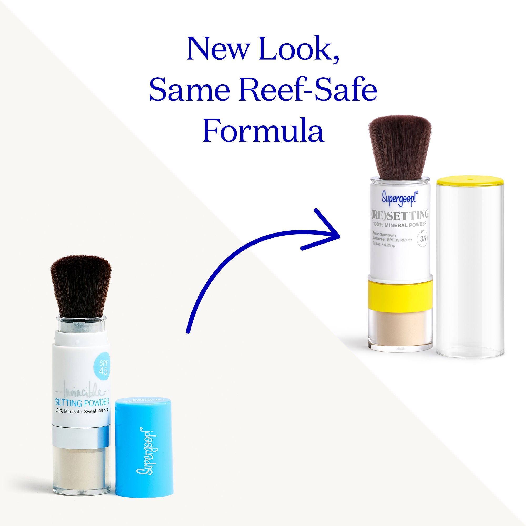 100% Mineral Powder SPF 35 - Natural Sunscreen for Face & Body | Vegan, Non-Toxic Sun Protection for Daily Use & Outdoor Activities