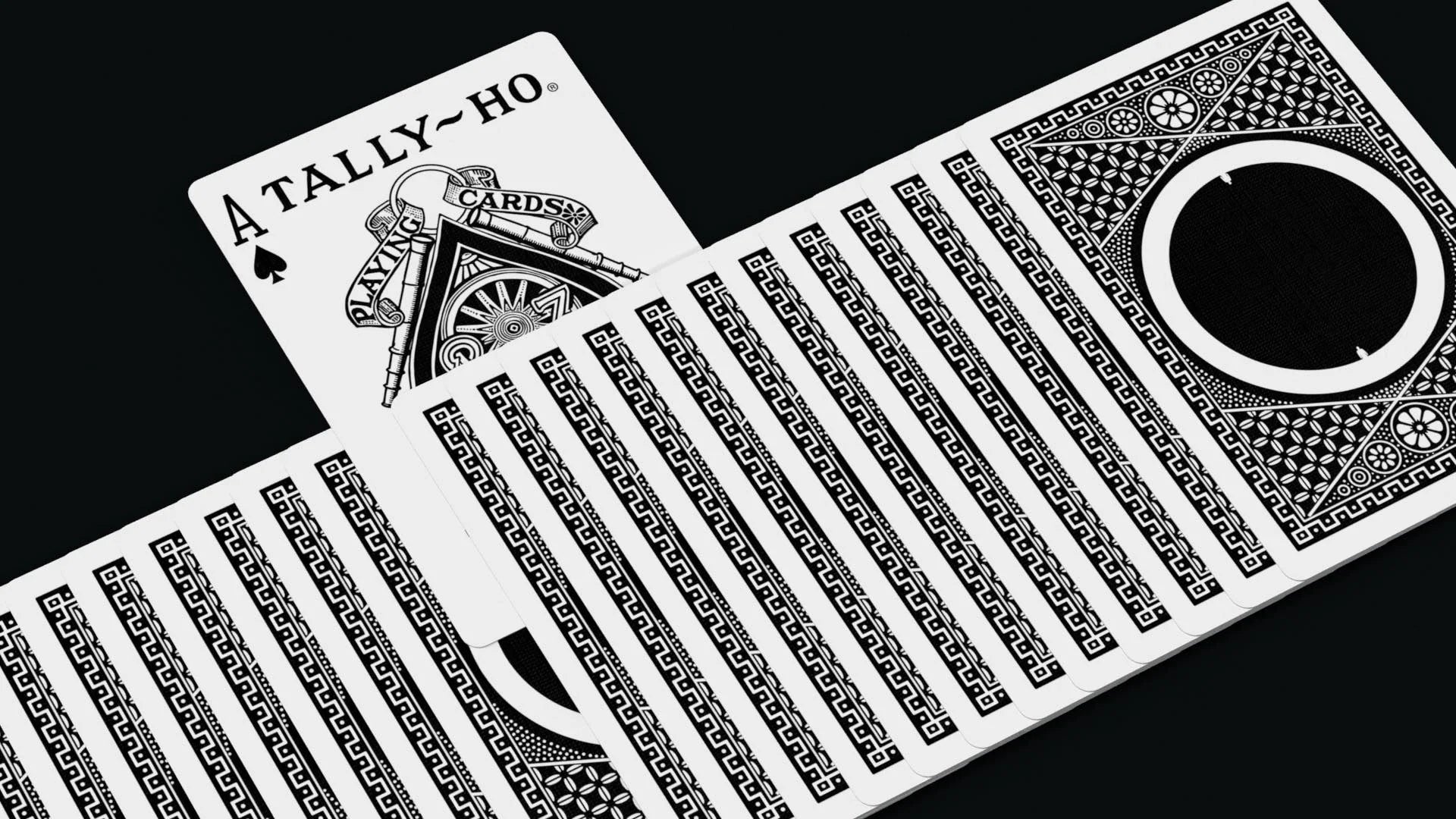 Premium Black Orbit Tally Ho Circle Back Playing Cards - Professional Grade for Magic Tricks, Cardistry & Poker Games | Ideal for Card Players, Magicians & Collectors