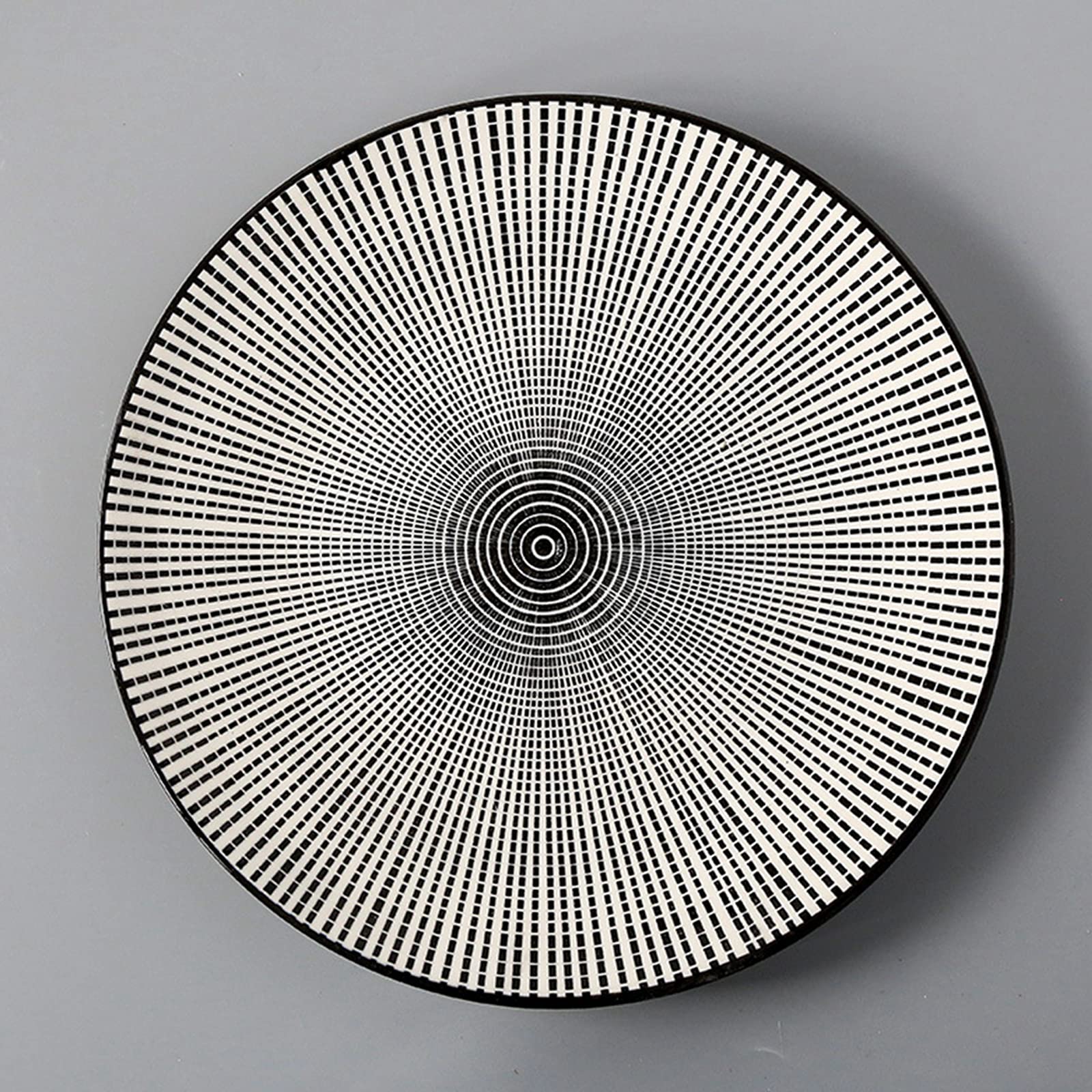 Wyxy 10.5 Inch Large Round Ceramic Plate - Perfect for Steak, Fruit, Desserts, Pasta, Salad & Appetizers | Elegant Dinnerware for Restaurants, Parties & Home Dining
