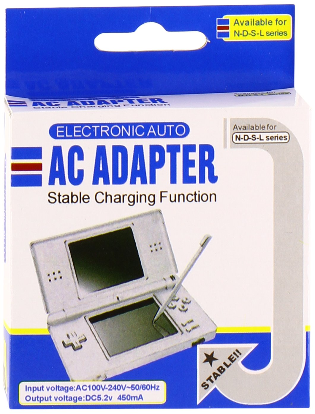 Nintendo DS Lite Wall Charger - Fast Charging Adapter with Lifetime Warranty (Bulk Packaging) - Perfect for Home, Travel & Gaming On-The-Go