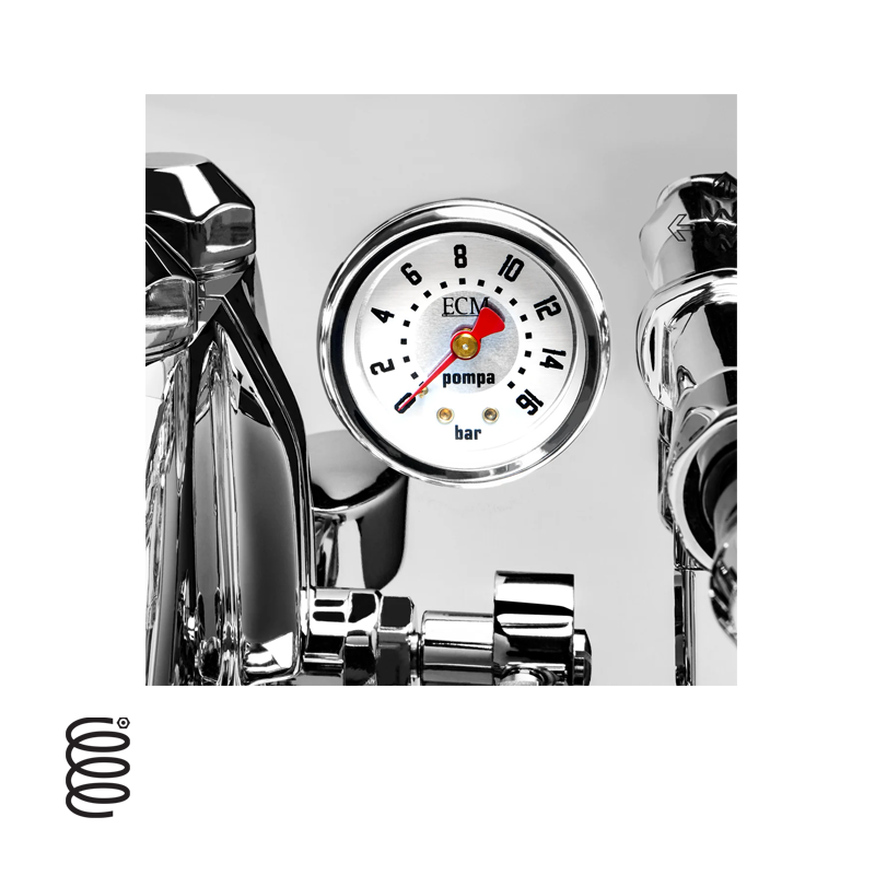 ECM Synchronika 2 Professional Espresso Machine - Dual Boiler, PID Temperature Control for Perfect Coffee - Ideal for Home Baristas & Coffee Shops