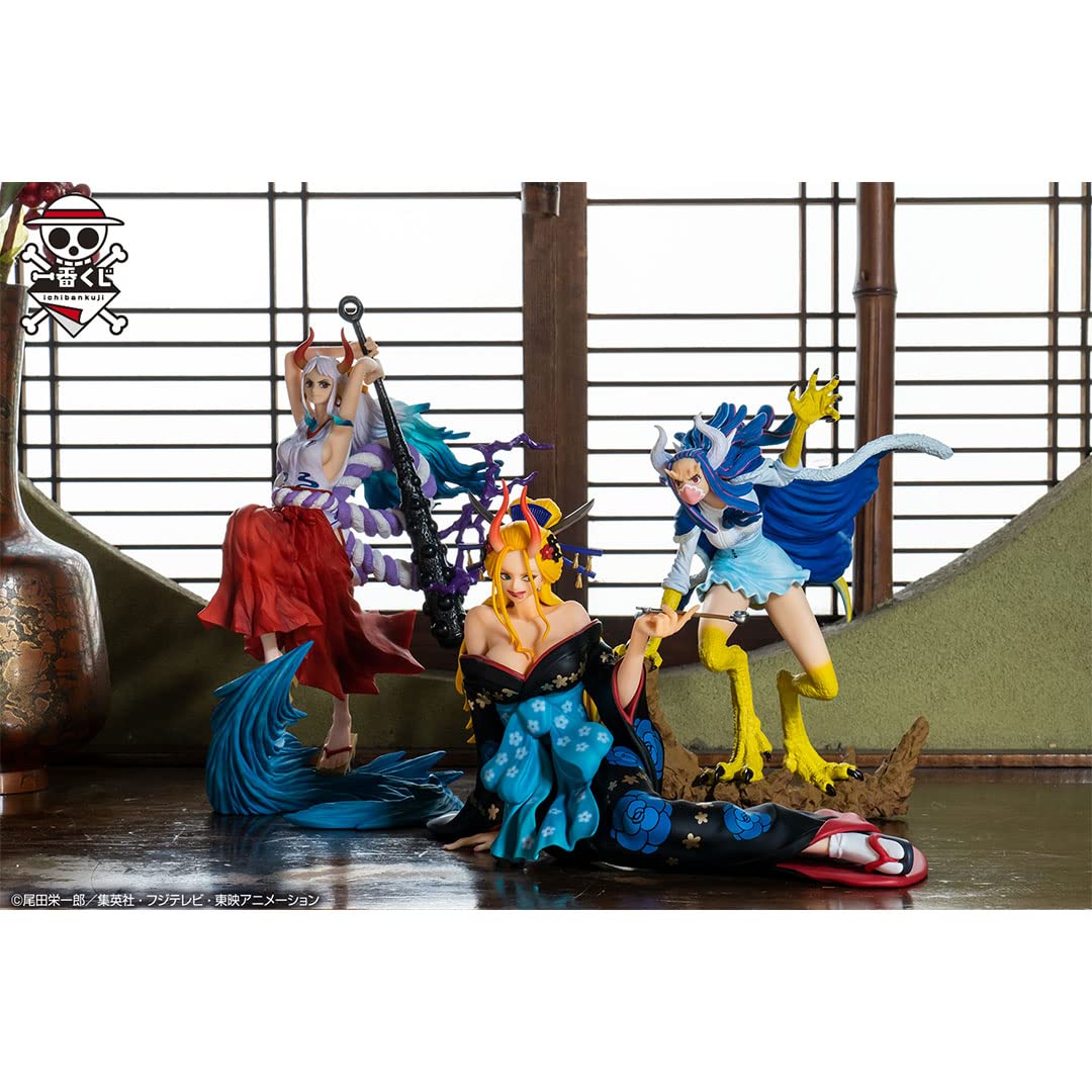Ichibansho One Piece Yamato Glitter of Ha Figure - Bandai Spirits Anime Collectible Statue for Display & Gifts | Perfect for Anime Fans, Home Decor & Office Collection