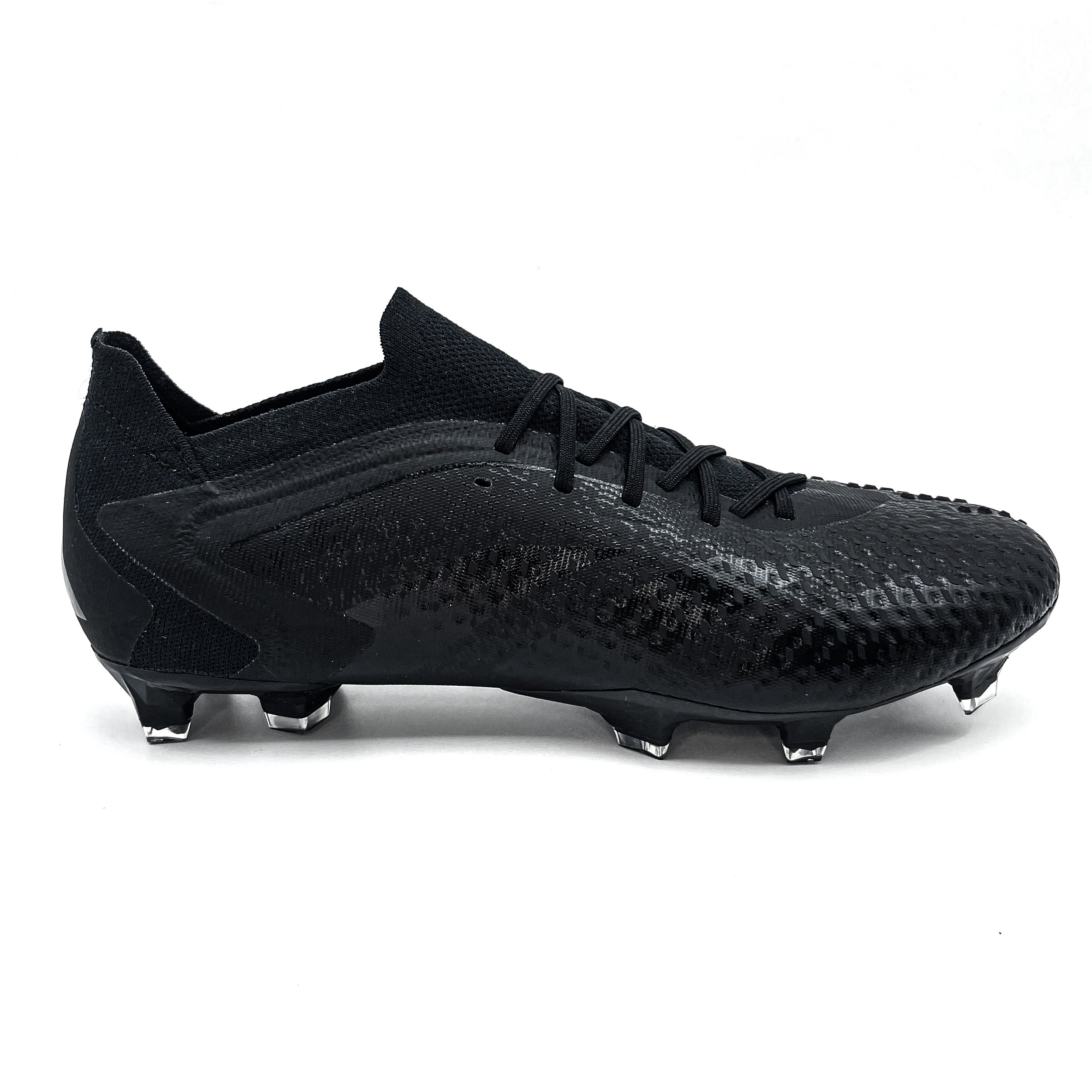 Adidas Predator Accuracy.1 FG Soccer Cleats - Black Nightstrike for Men | Firm Ground Football Boots with Enhanced Grip & Control | Perfect for Competitive Matches & Training Sessions