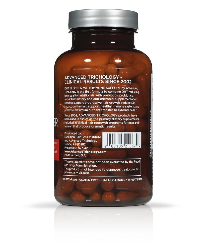 DHT Blocker Vitamin with Saw Palmetto & Green Tea - 2 Bottles for Hair Growth & Immune Support | Supports Healthy Scalp & Thicker Hair for Men & Women