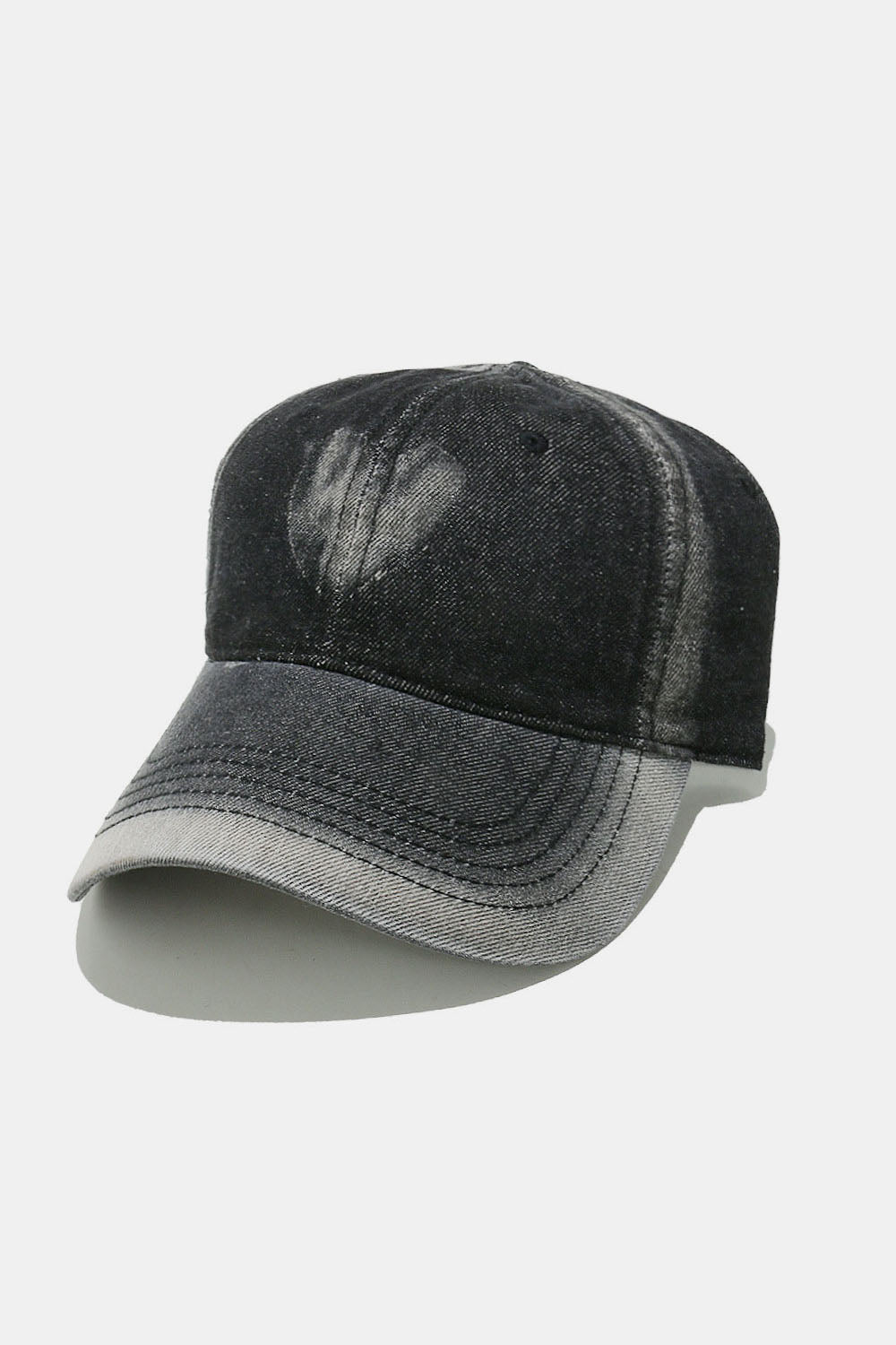 Stylish Heart Cotton Baseball Cap for Men & Women - Soft & Breathable Unisex Adjustable Hat - Perfect for Outdoor Sports, Running, Hiking & Casual Wear