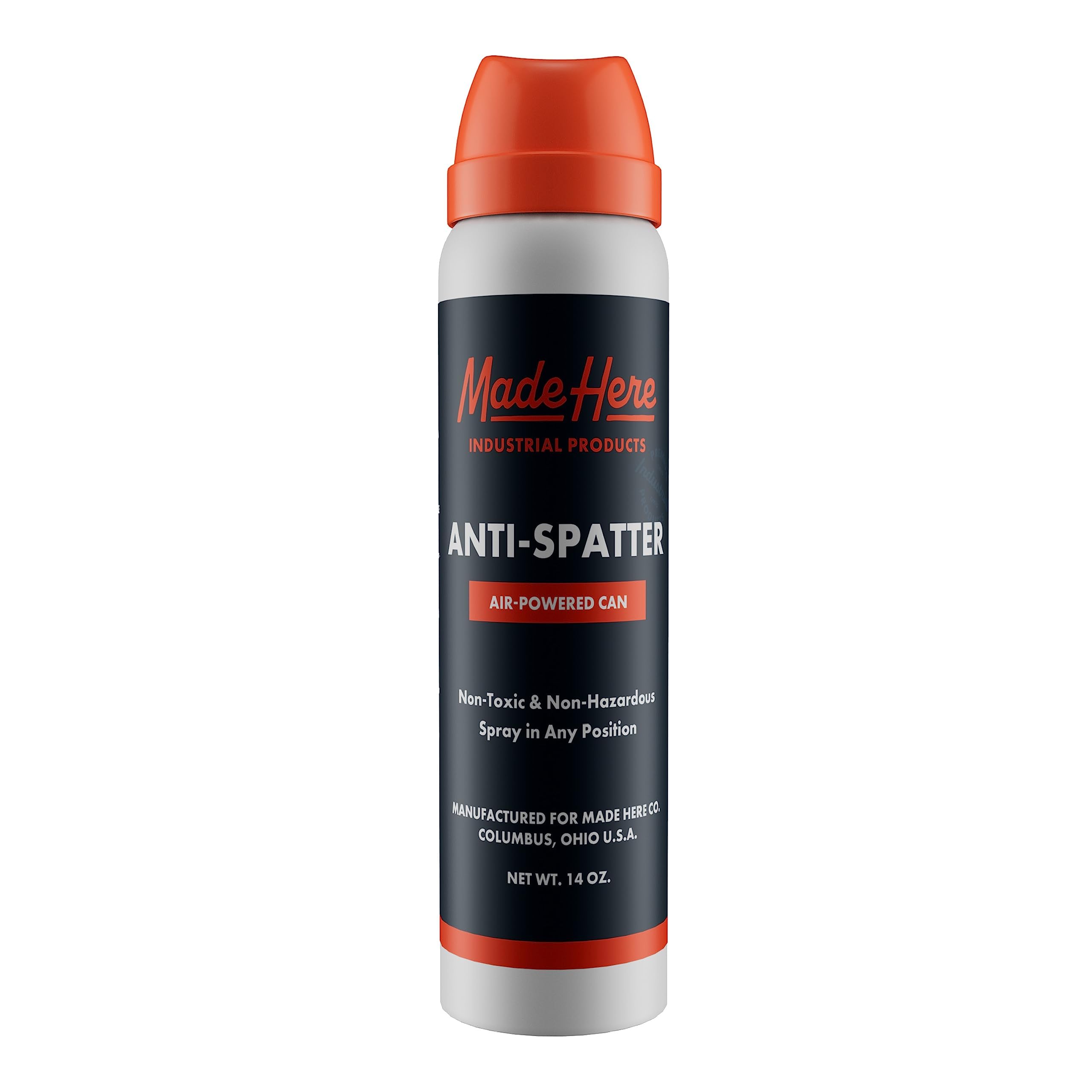 Non-Toxic Anti-Spatter Spray for Welding - 14oz Air-Powered Solution to Prevent Splatter & Keep Surfaces Clean | Made in USA | Perfect for Metal Fabrication, Automotive Repair & DIY Welding Projects