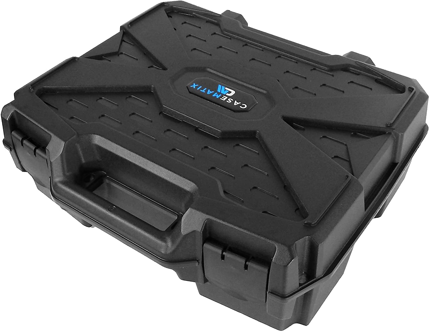 CASEMATIX Durable Projector Travel Case for Epson VS250 SVGA, VS350 XGA, VS355 WXGA Projectors - Includes HDMI Cable & Remote with Custom Foam - Perfect for Business Travel, Home Theater & School Presentations