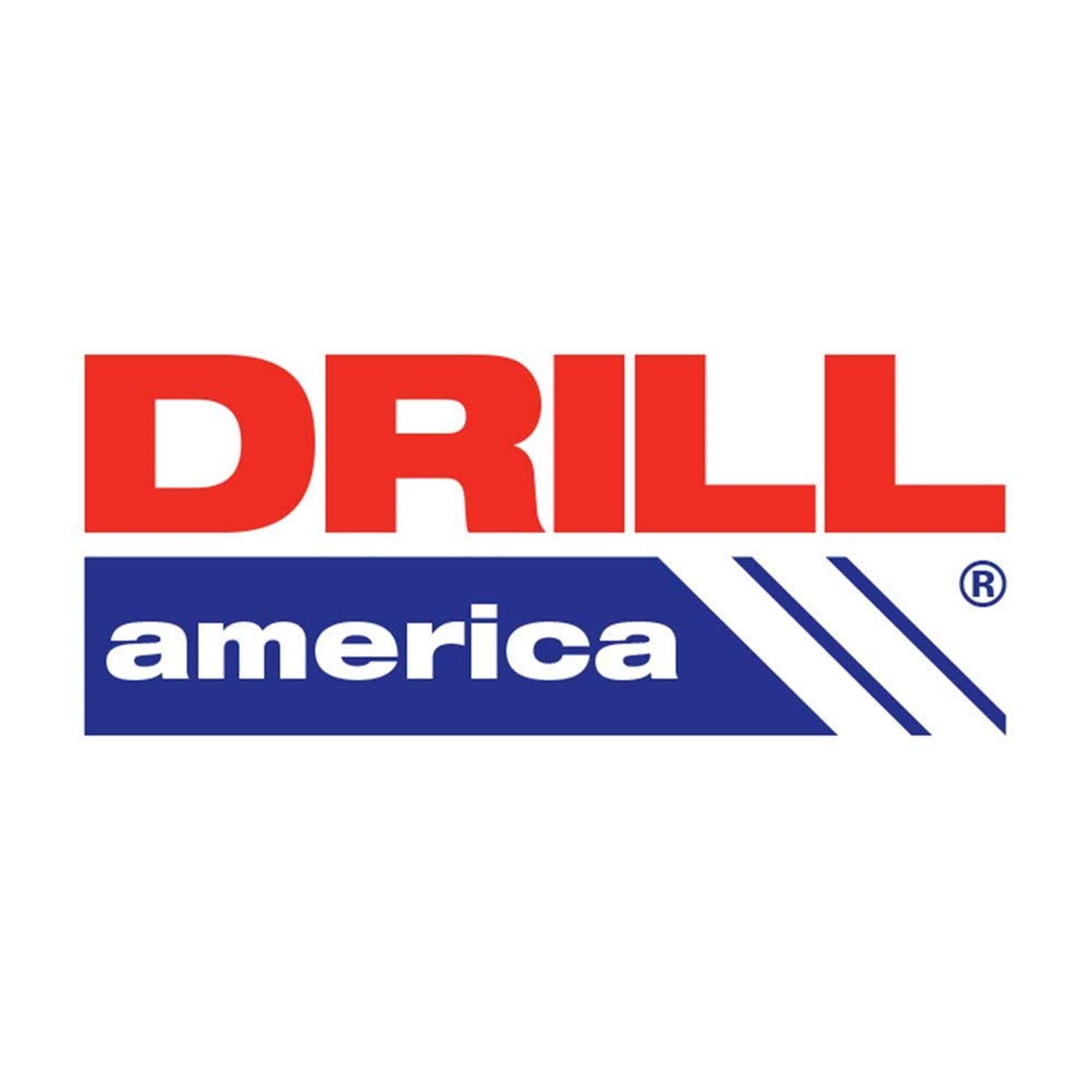 High-Speed Steel (HSS) Heavy Duty Split Point Stub Drill Bit Set by Drill America - Perfect for Metalworking, Woodworking, and DIY Home Projects