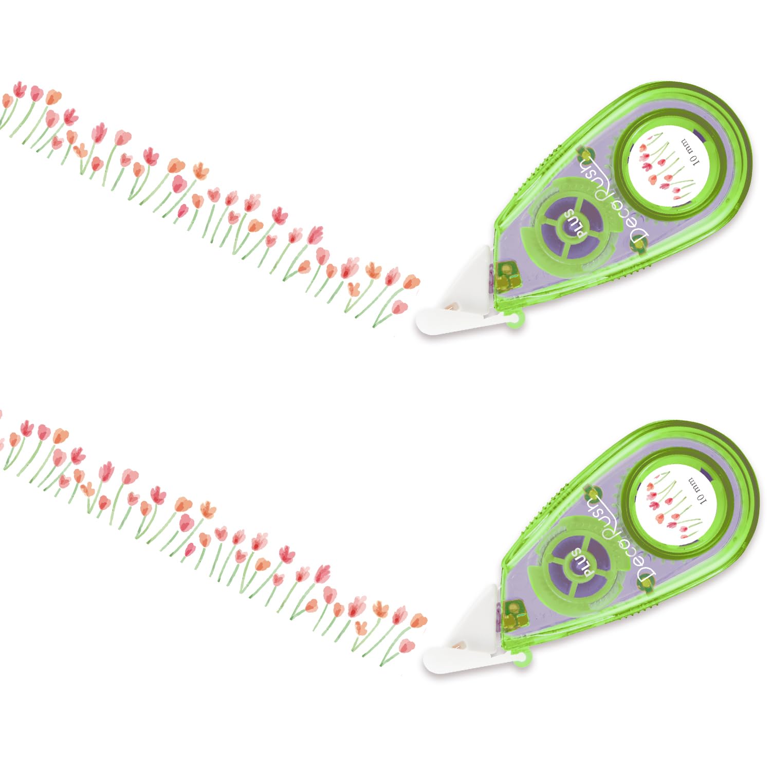 Plus DC-080-11 51914 x 2 Deco Lash - 0.4 Inches (10mm) Thick Flower Garden False Eyelashes - 2 Pairs Set for Dramatic Eye Makeup & Special Occasions